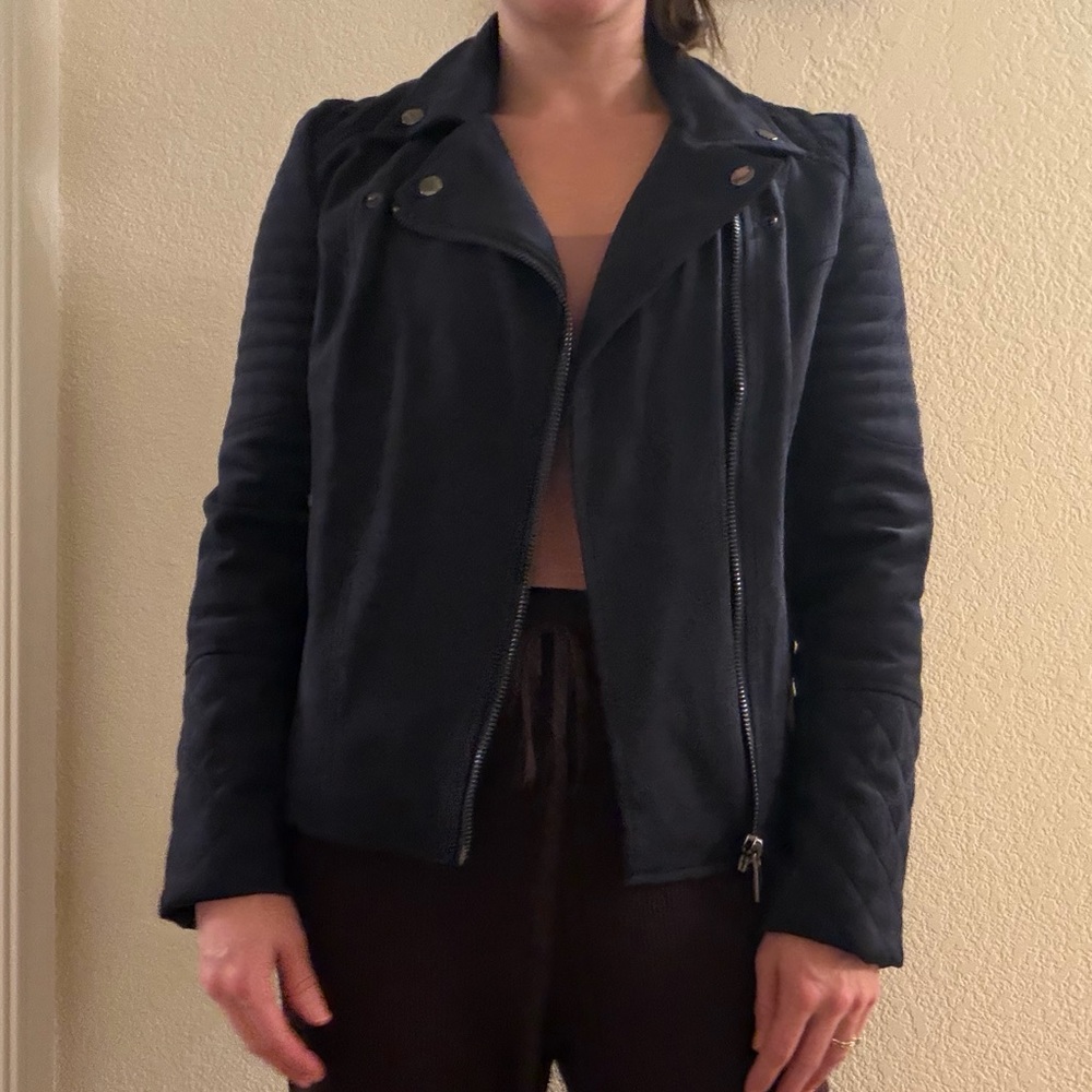 Kut from the Kloth Black Leather Jacket